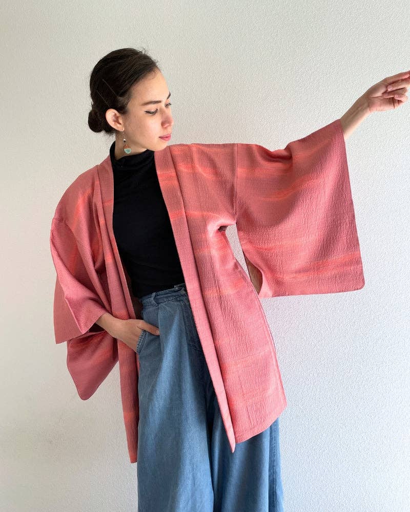 KimonoZen – Kimono - Mulher por atacado – Casaco Kimono Koubai Haori0