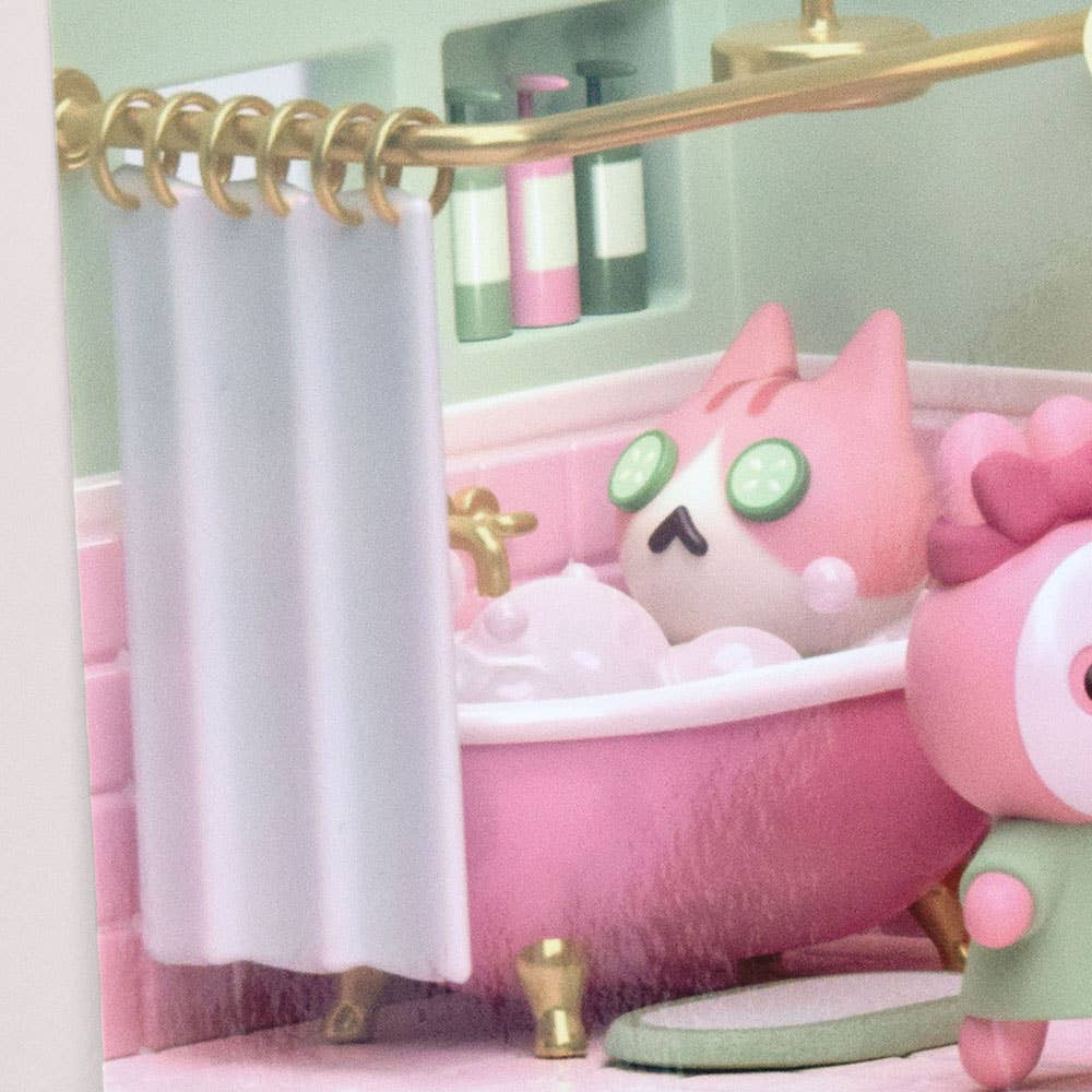 Canofdanchan Shop - Wholesale Art Print - Bathroom GRWM Spa Day Print1