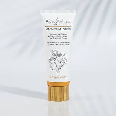 Magnesium Body Lotion Orange and Bergamot with Mountain Pepperberry + Chamomile Extract for wholesale by My Mag Essentials
