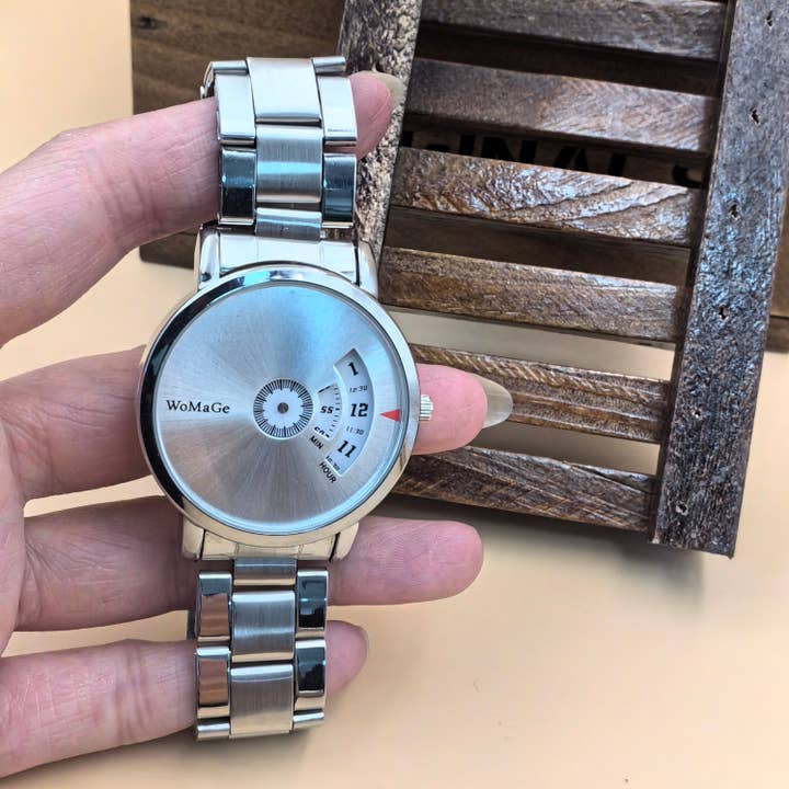 WoodWristCo - Wholesale Wrist Watch - Men's - Men Stainless Steel Quartz Unique watches7