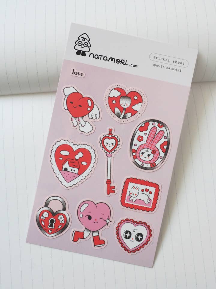 Love • Sticker Sheet for wholesale by natamori