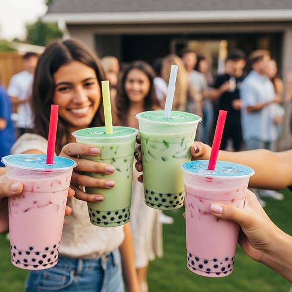 Bubble Tea Supply - Wholesale DIY Drink Kit - At Home Taro Boba Kit3