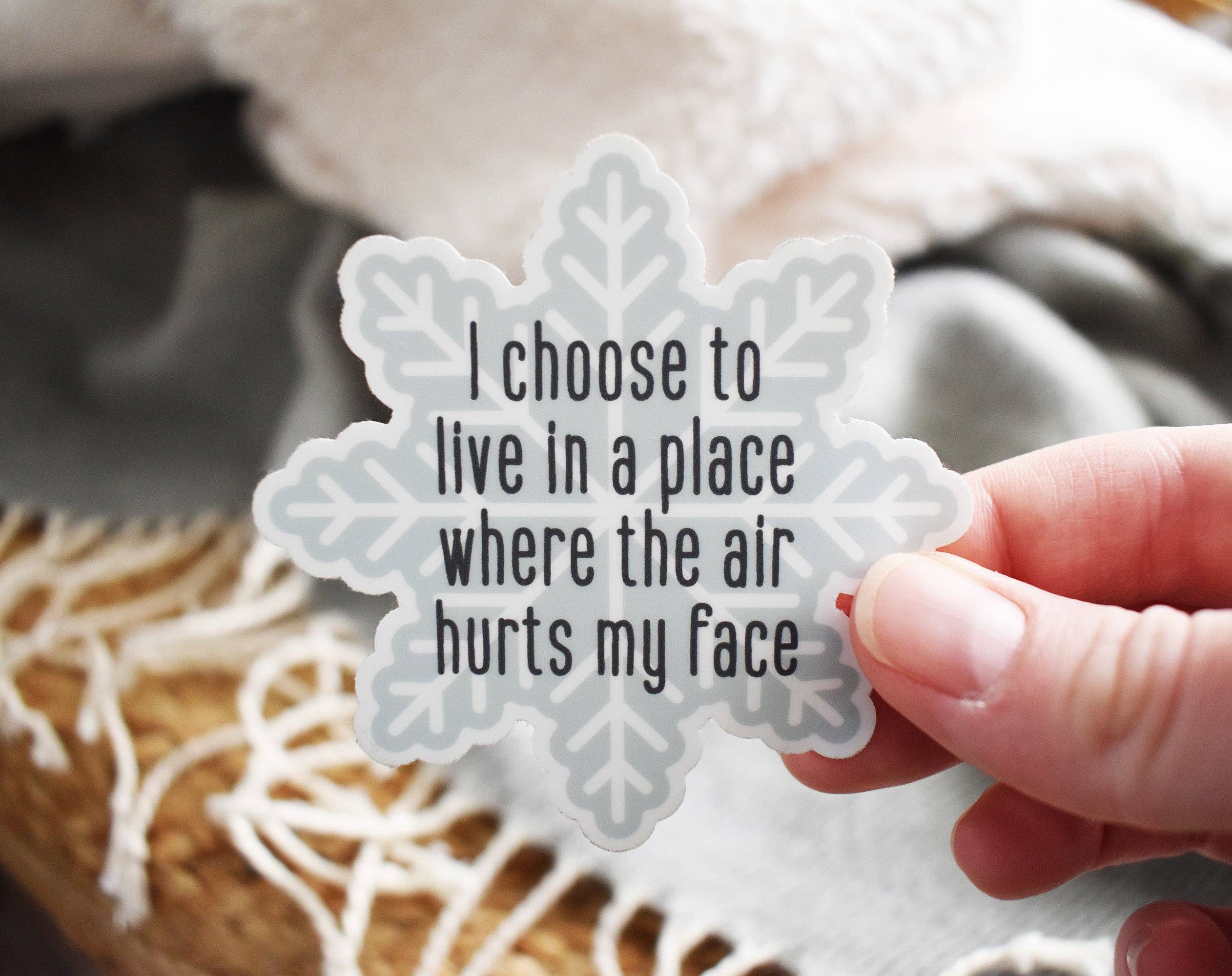 Wild North Co - Wholesale Sticker - Snowflake Sticker