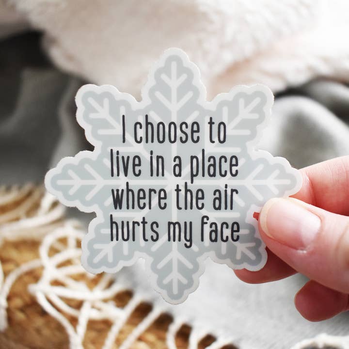 Wild North Co - Wholesale Sticker - Snowflake Sticker