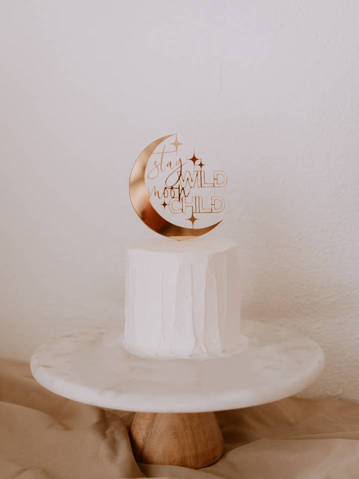 Bo Wild Moon Child Cake Topper for engroshandel hos Dear Heart Signs