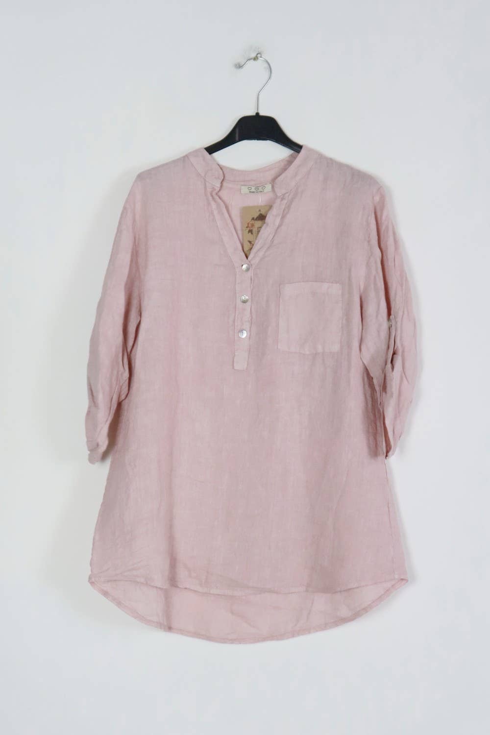 LÉA & LUC - Wholesale Button Down Shirt - Women's - 100% Linen Blouse REF. 636758