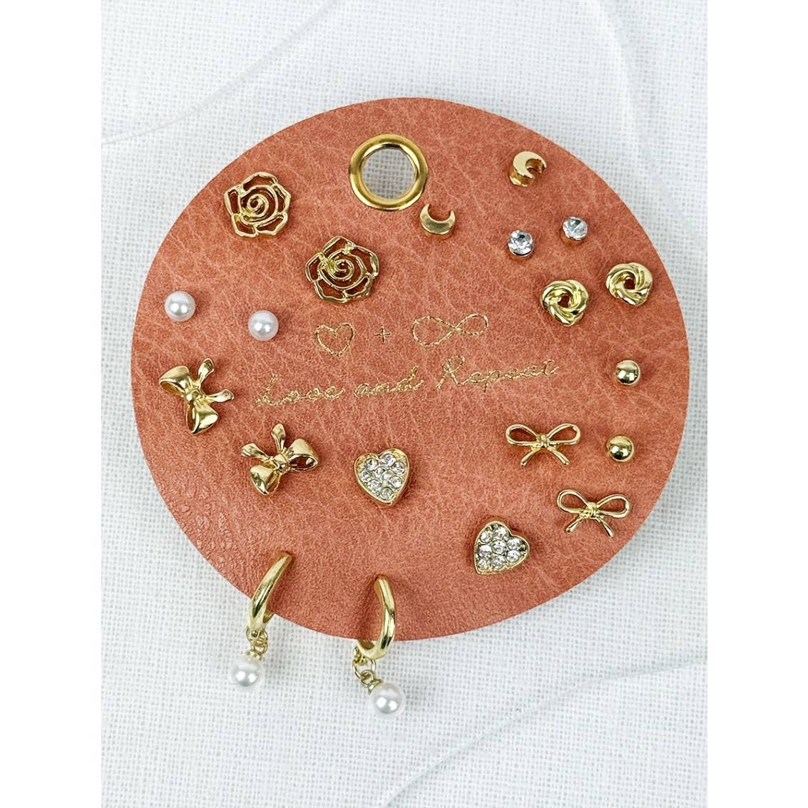 OR Boucles d'oreilles minimalistes Brillez toute la journée en vente sur Faire0