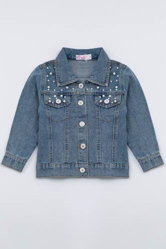 Clover Cottage - Wholesale Denim Jacket - Kids - Pearl Jean Jacket1