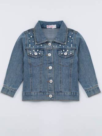 Clover Cottage - Wholesale Denim Jacket - Kids - Pearl Jean Jacket1