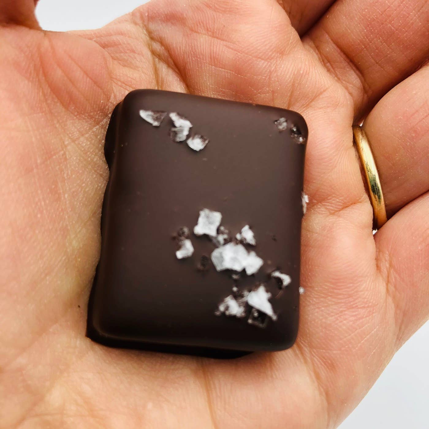 Farmhouse Chocolates - Wholesale Chocolate Covered Sweets - 4 Piece Dark Chocolate Covered Salted Caramels2