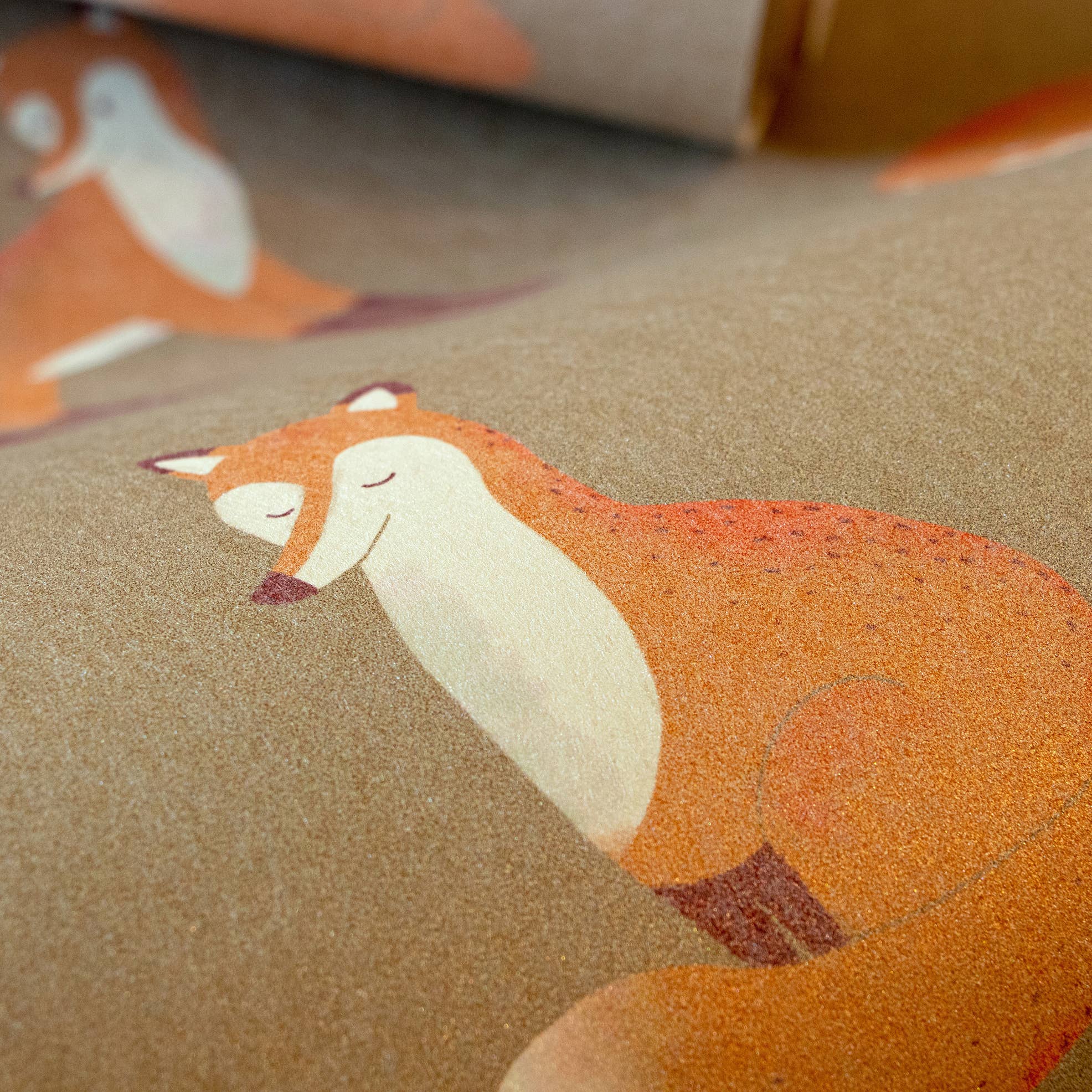 Galerie Wallcoverings - Wholesale Wallpaper - Great Kids Collection Smooth Glitter Friendly Foxes3