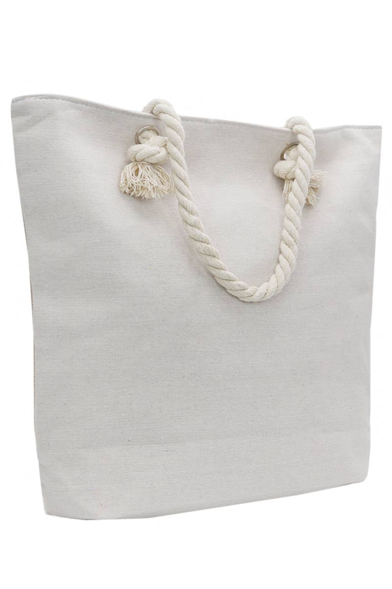 Natural Native Lucky Elephant Tapestry Canvas Tote Bag for wholesale on Faire1