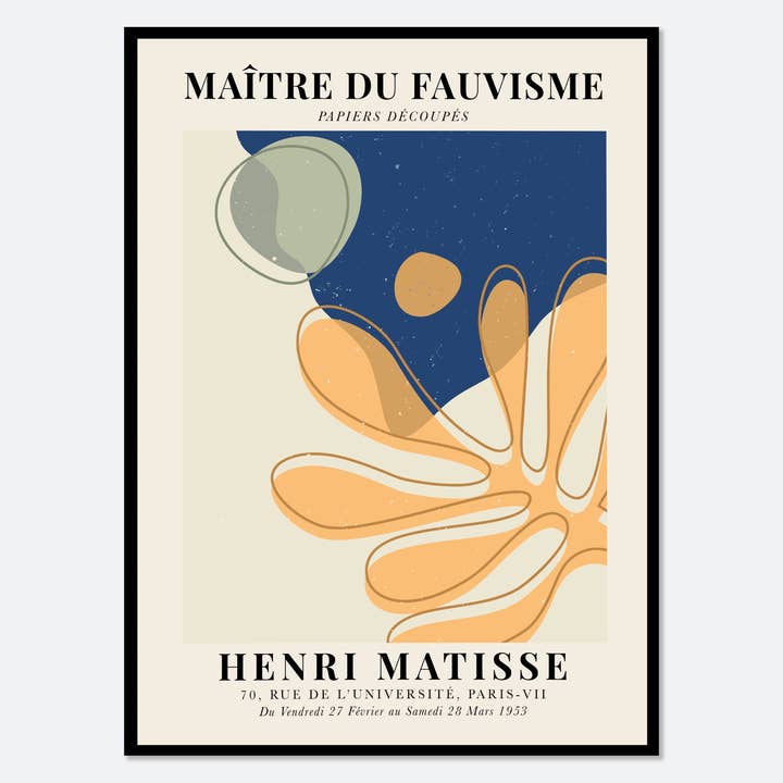 Henri Matisse Cut-Outs Vintage Poster Art Print M108 for wholesale by Sugar & Canvas