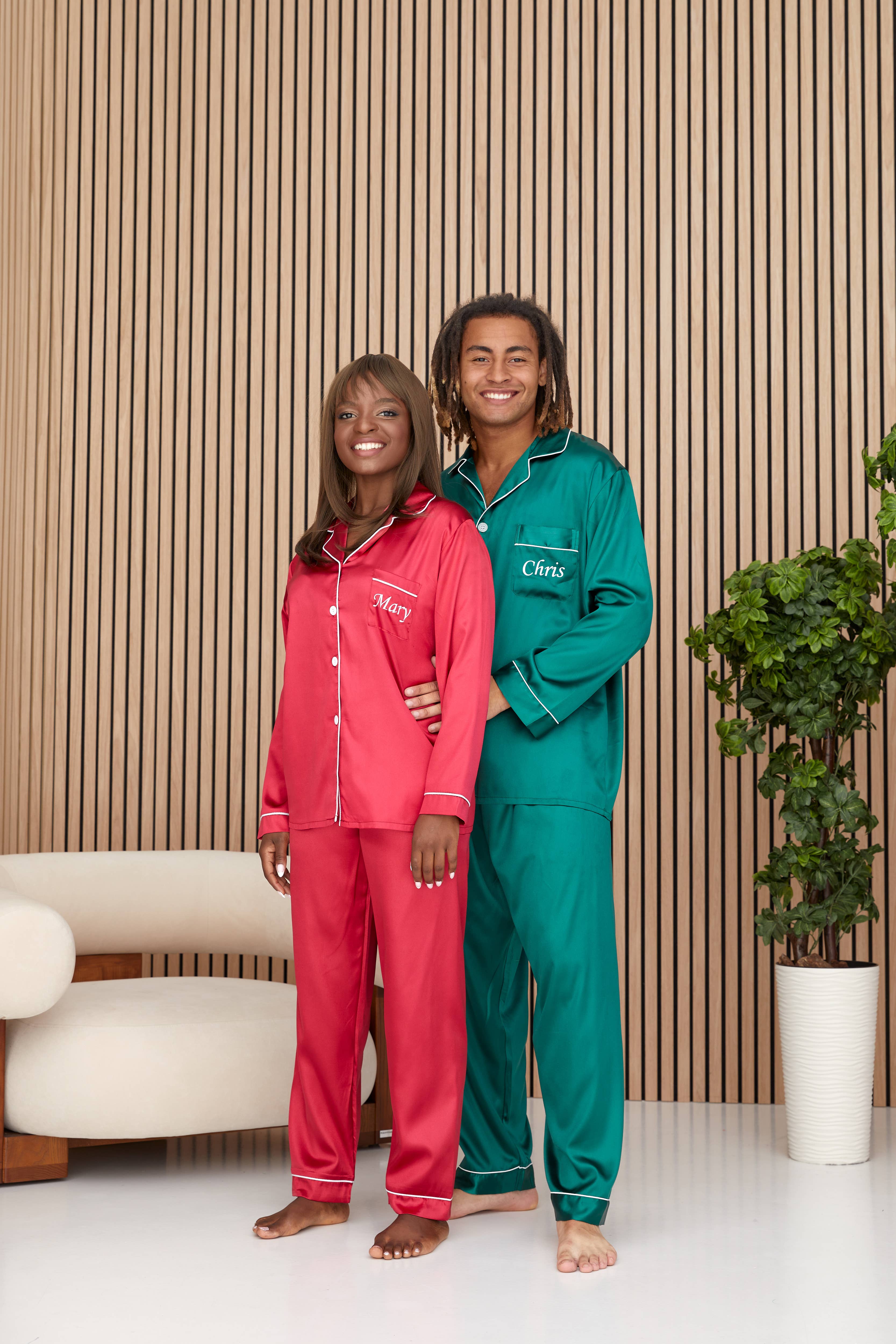 Sisters G Kids – wholesale Sleepwear set – Unisex – Family Matching Christmas Satin Pajamas 18