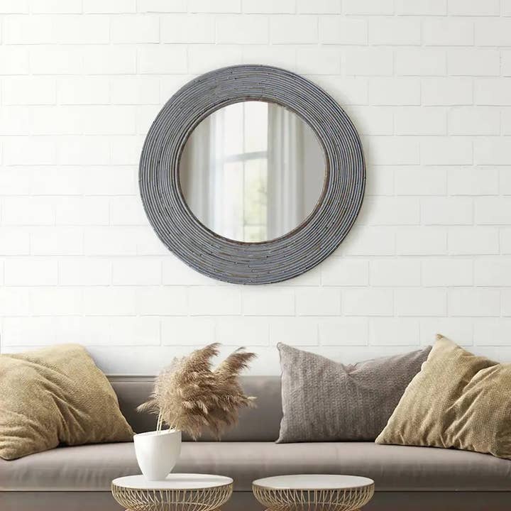 Heft Home - Wholesale Wall mirror - Rattan Frame Mirror – Handcrafted Rattan1