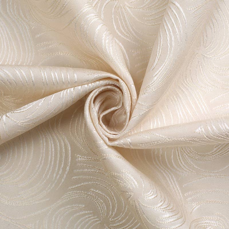 BOD HOME - Wholesale Curtain - Curtain Made with Rotating Stripes Pattern Beige 140*260cm3