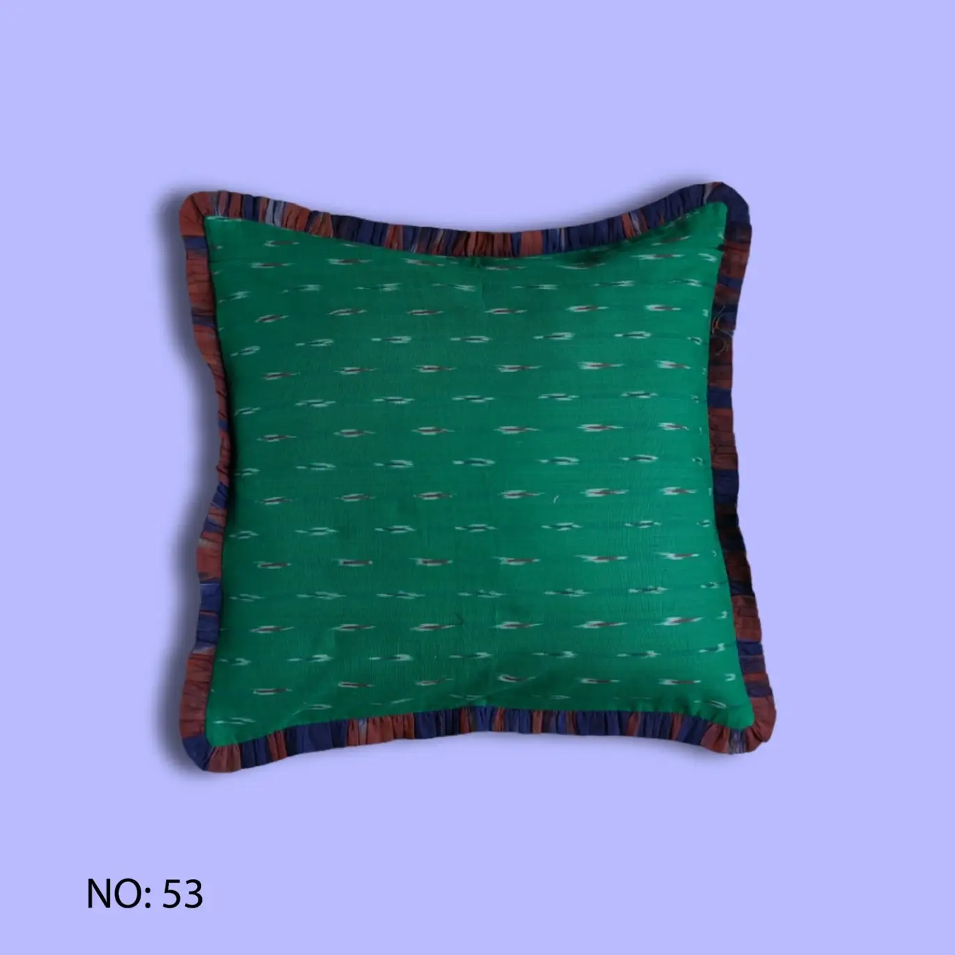 Annahmol - Wholesale Throw Pillow Cover - One of a Kind Vintage Kantha & Ikat Pillow 218