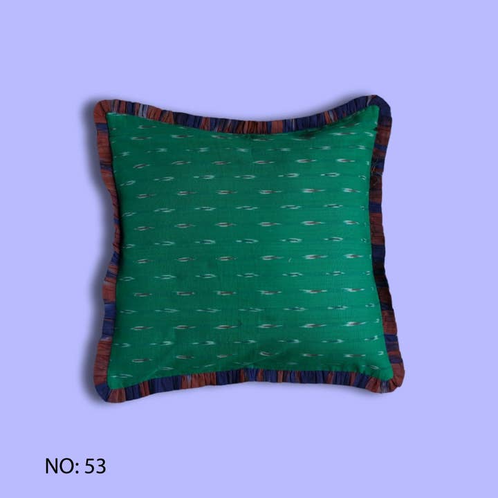 Annahmol - Wholesale Throw Pillow Cover - One of a Kind Vintage Kantha & Ikat Pillow 218