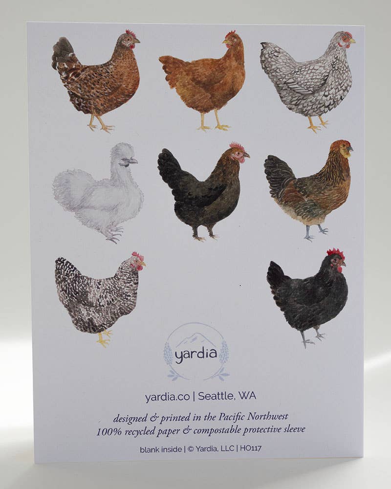 Yardia - Wholesale Christmas Card - Chickens Christmas Card - Holiday Greeting Card2