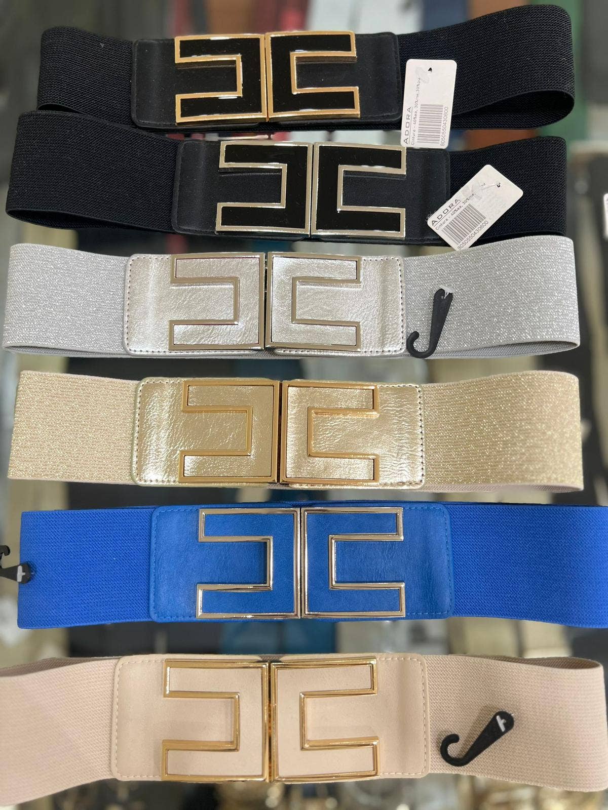 ADORA - Wholesale Belt - Women's - Elastic belt with C buckle0