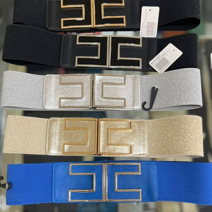 ADORA - Wholesale Belt - Women's - Elastic belt with C buckle0