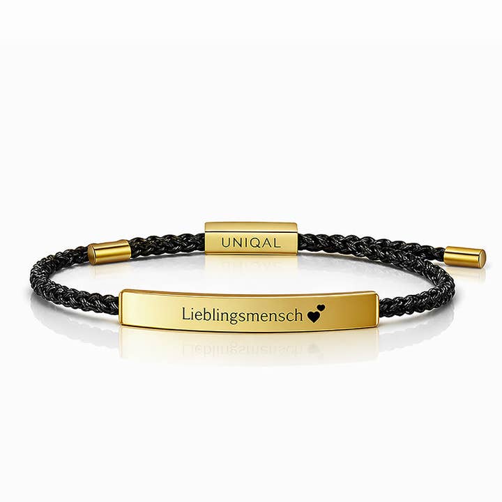 ARMBAND MIT GRAVUR GOLD für den Großhandel von Uniqal.de