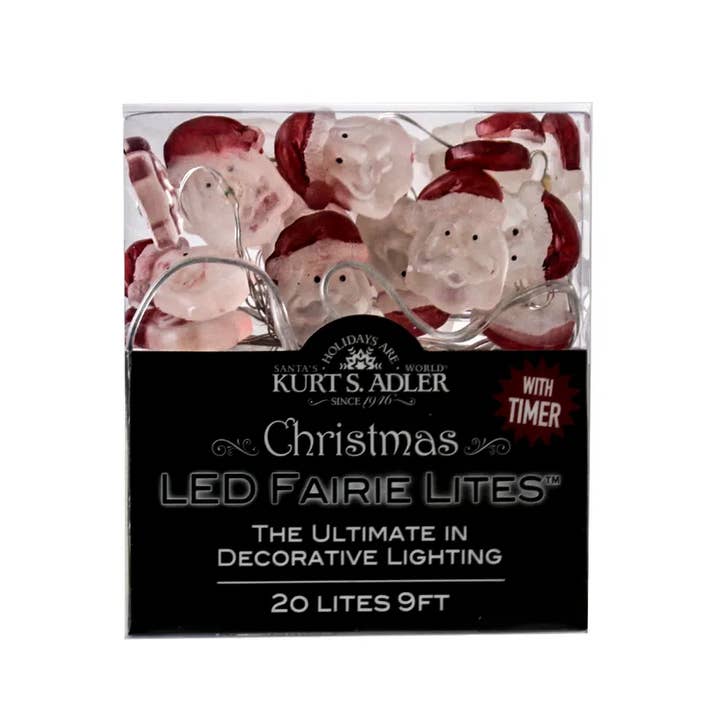 Kurt S. Adler, Inc. - Wholesale String Lights - B/O 20/L CHRISTMAS FAIRIE LIGHT 4/A4