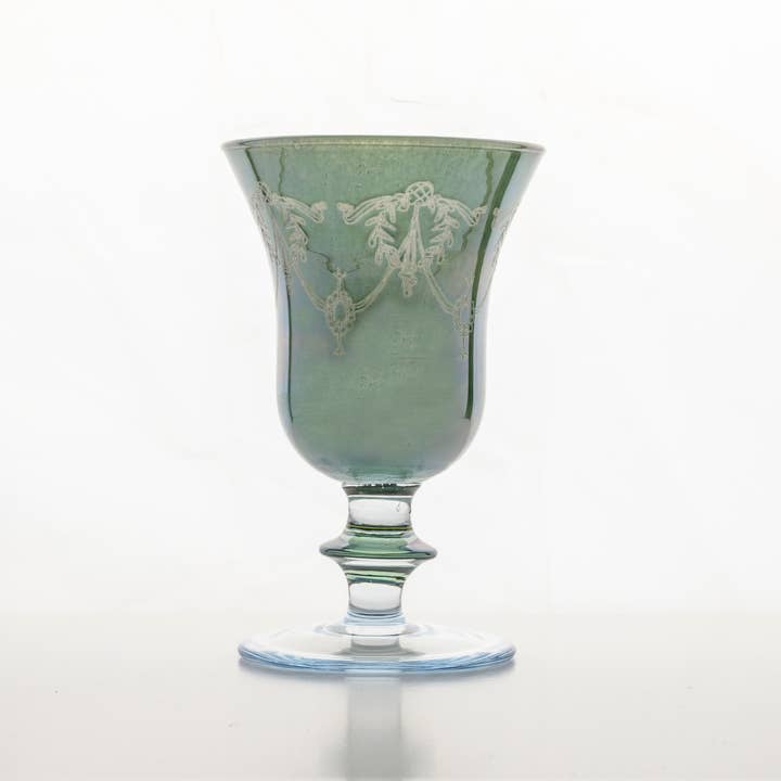 Arte Italica & Crown Linen Designs - Wholesale Wine Glass - Rialto Borghese Water/ Wine Glass1