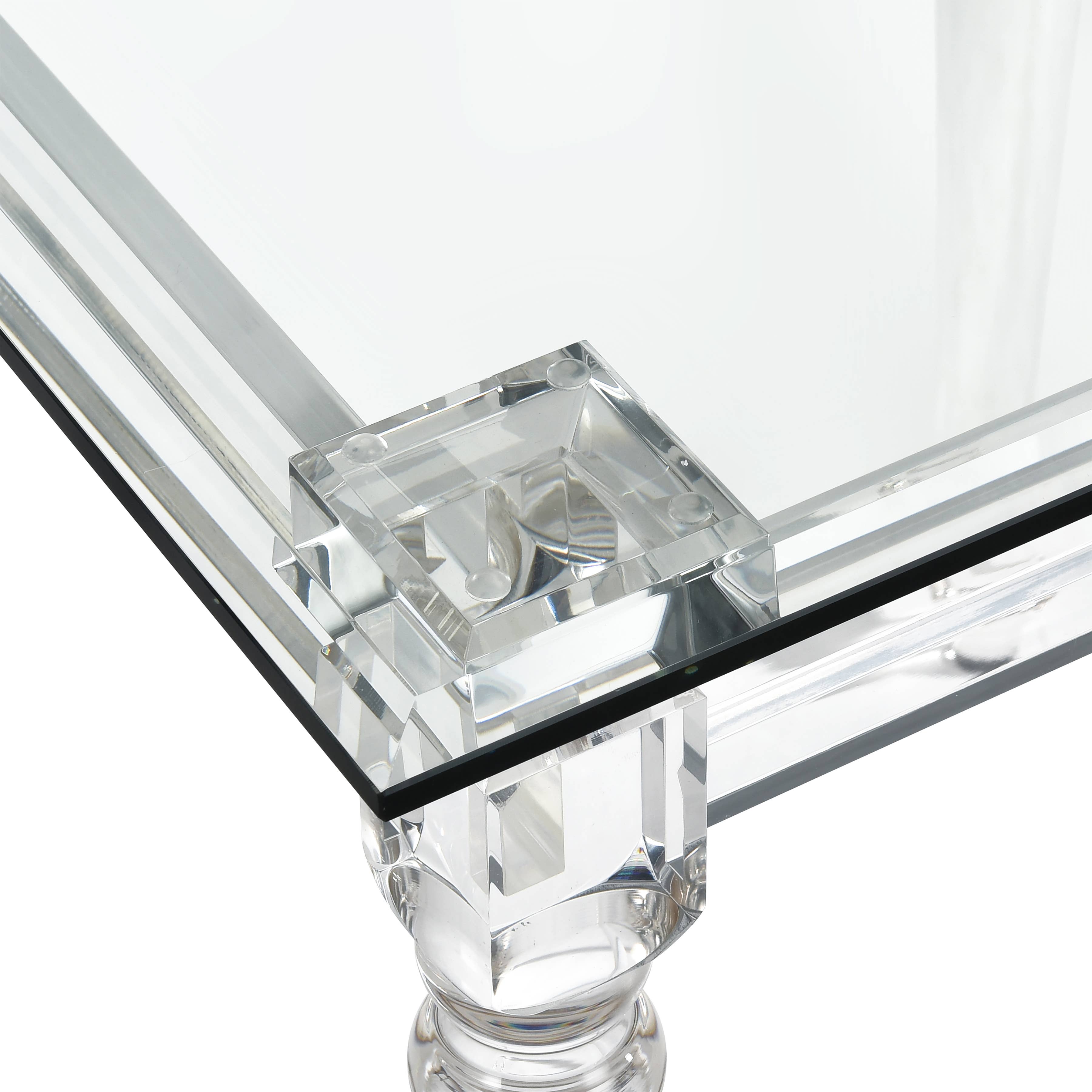 Clear Jacobs Accent Table - Square for wholesale on Faire3
