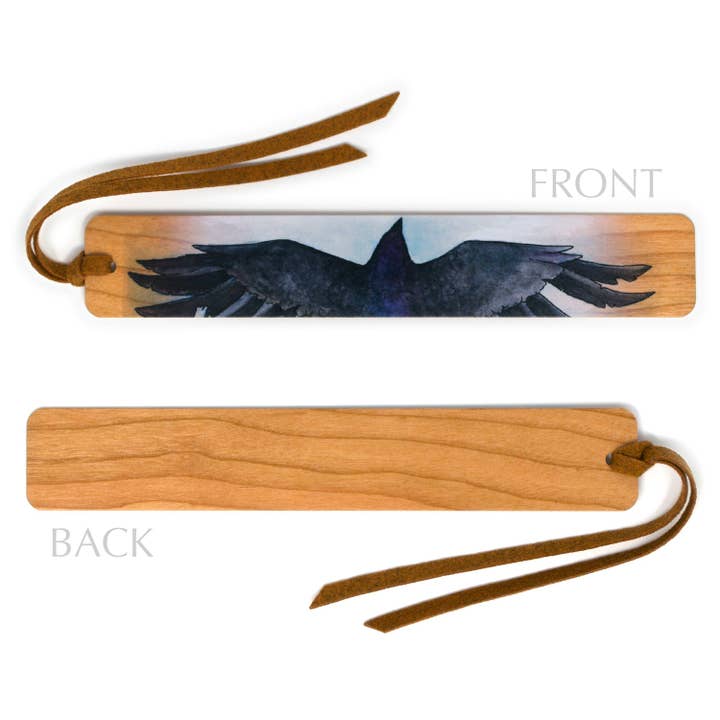 Mitercraft - Wholesale Bookmark - Crow Wooden Bookmark