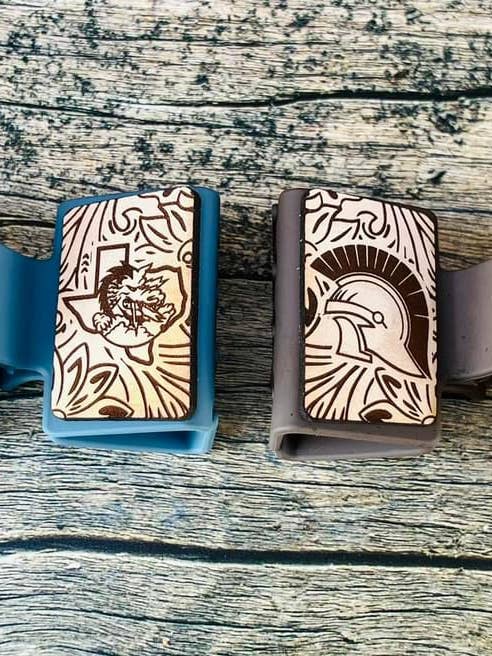 Fermagli per capelli in pelle da 2 pollici - School Spirit - Mascotte - Game Day per la vendita all'ingrosso da parte di BMR Designs