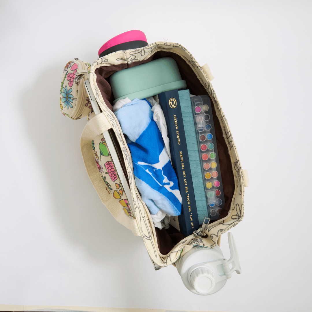 Life of Colour - Venta al por mayor Bolsa grande - Unisex - Bolsa para garabatos DIY, diseño de corazones de amor5