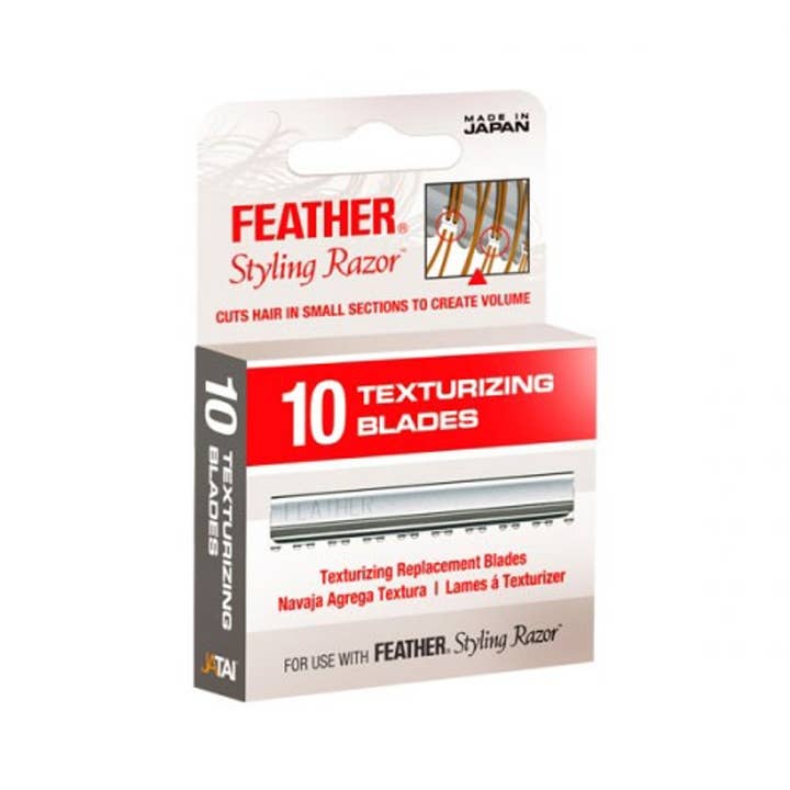 BranVx Distributors – wholesale Razor blade/refill – Jatai Feather Styling Razor Texturizing Blades, 10 Pack