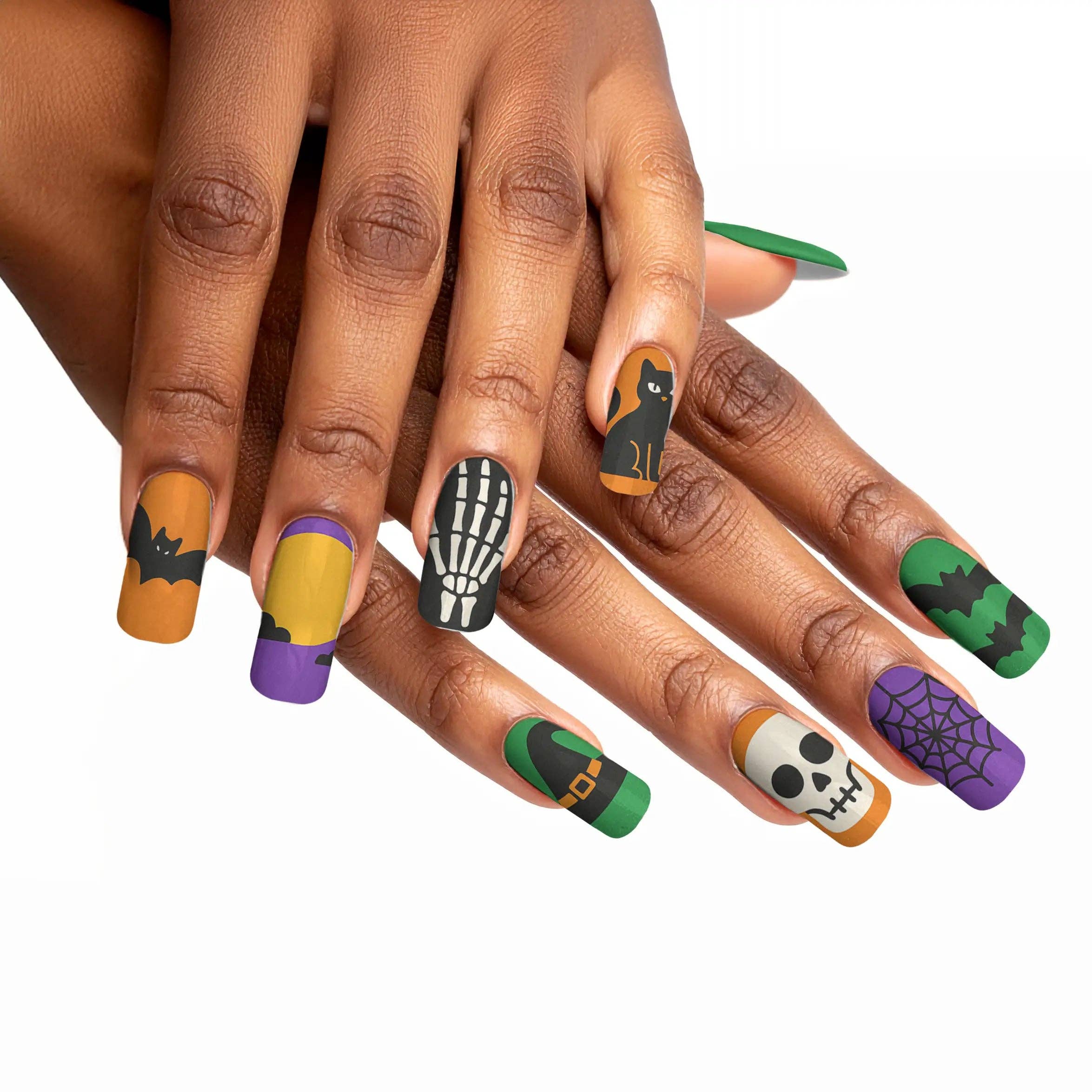 FYNE BODY - Wholesale Press-on/fake nails - Eclipse Enchantment Black Halloween Press-On Nails96