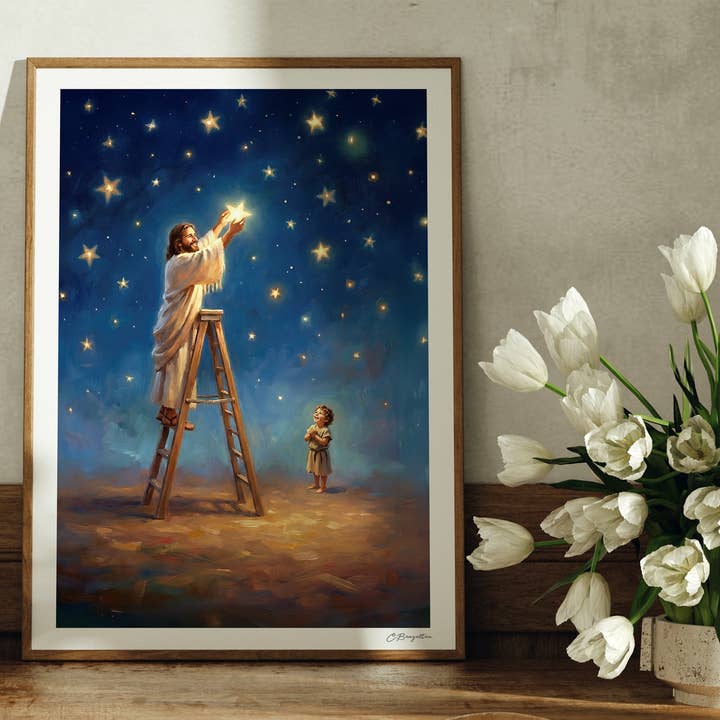 Made for You | Signed Handmade Art Print for wholesale by The Painted Gospel