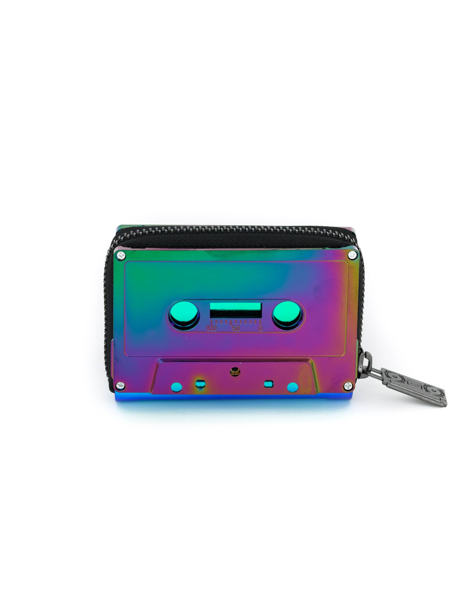 Fydelity - Wholesale Wallet - Unisex - 70265 Small Womens Cute Wallet Retro 80s Cassette Tape Black8