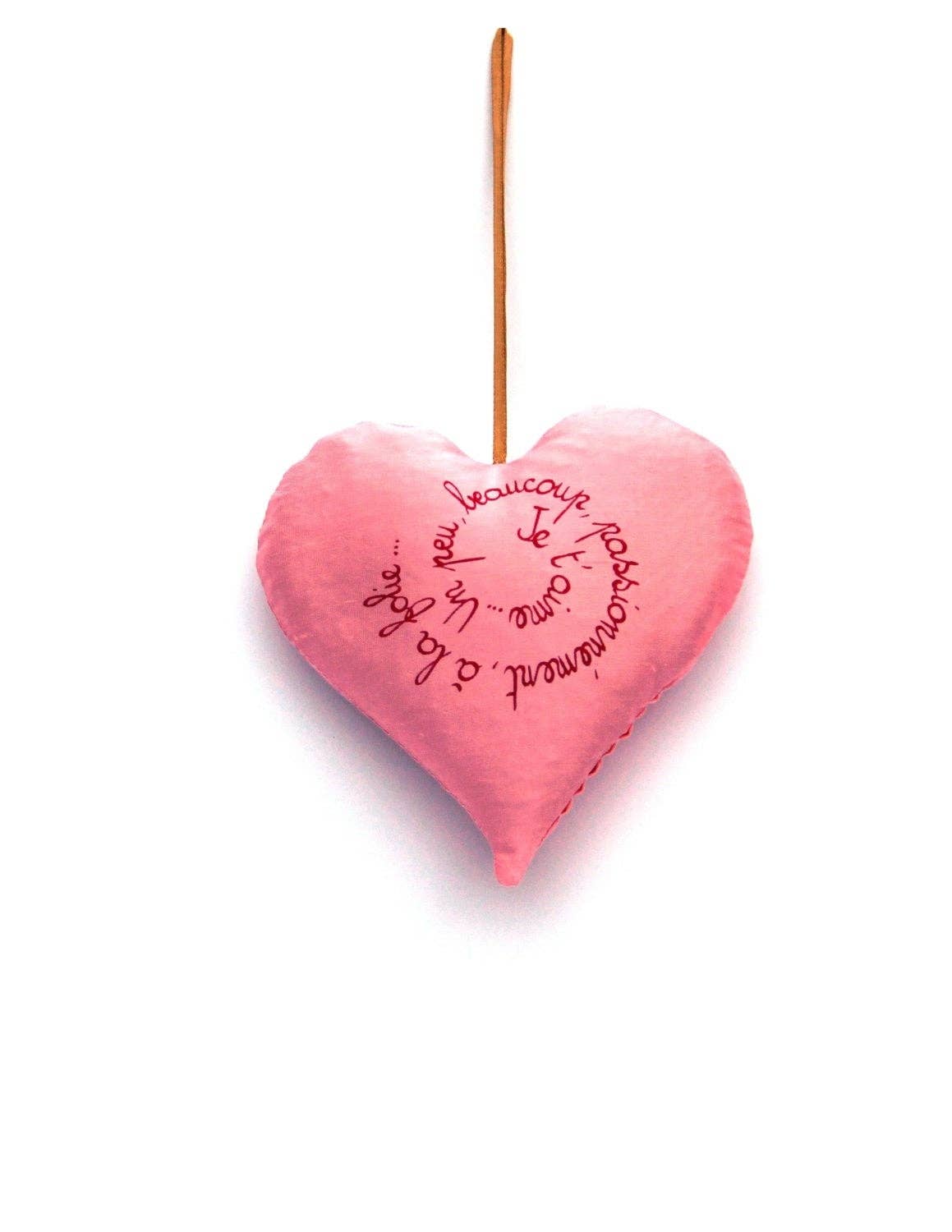 Estelle Billot - Vendita all'ingrosso Sacchetto profumato - Sacchetto a cuore profumato alla lavanda francese. Ornamento per San Valentino e Natale0