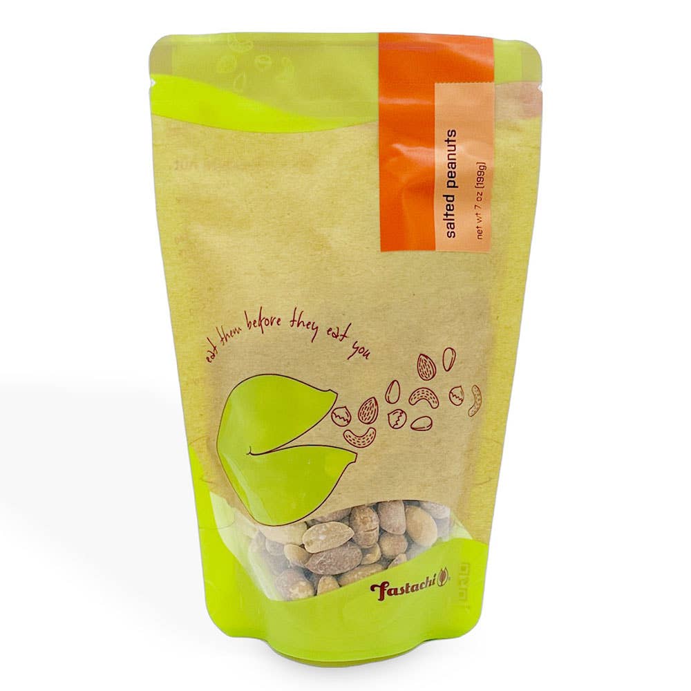 Fastachi - Vente Noix - Grande pochette debout aux arachides salées0