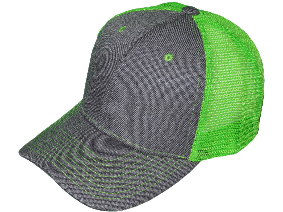 Buck Wholesale - Venta al por mayor Gorra trucker - Unisex - Gorras de camionero en blanco - Gorras BK de malla estructurada45