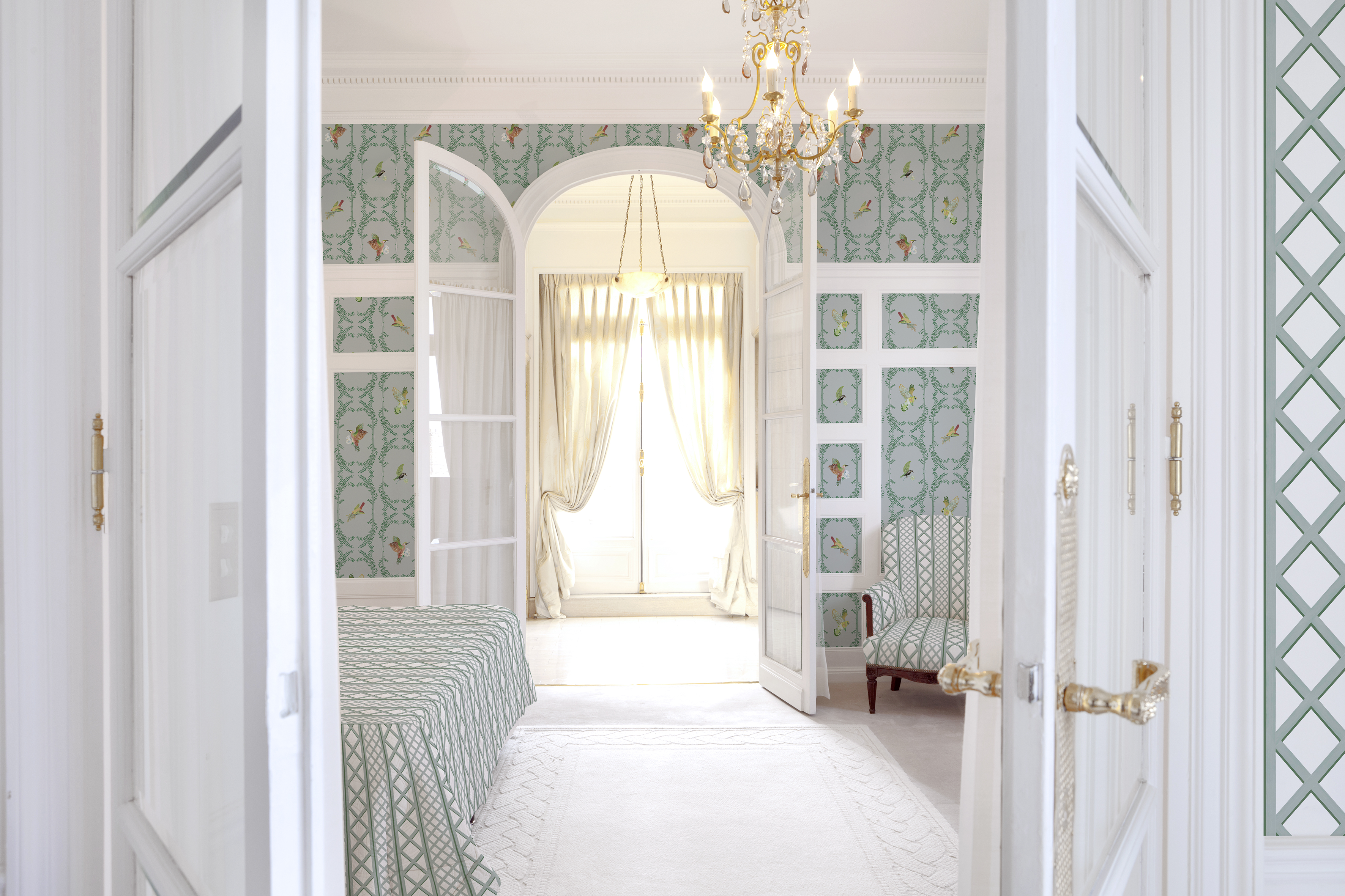 Little Cabari - Wholesale Wallpaper - ENVOLÉE wallpaper color Aubépine5