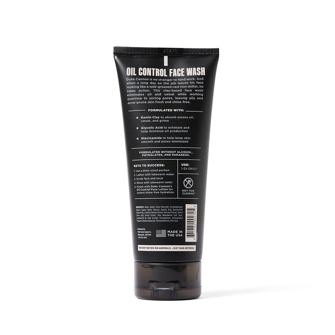 Duke Cannon - Wholesale Facial Cleanser - Oil Control Face Wash1