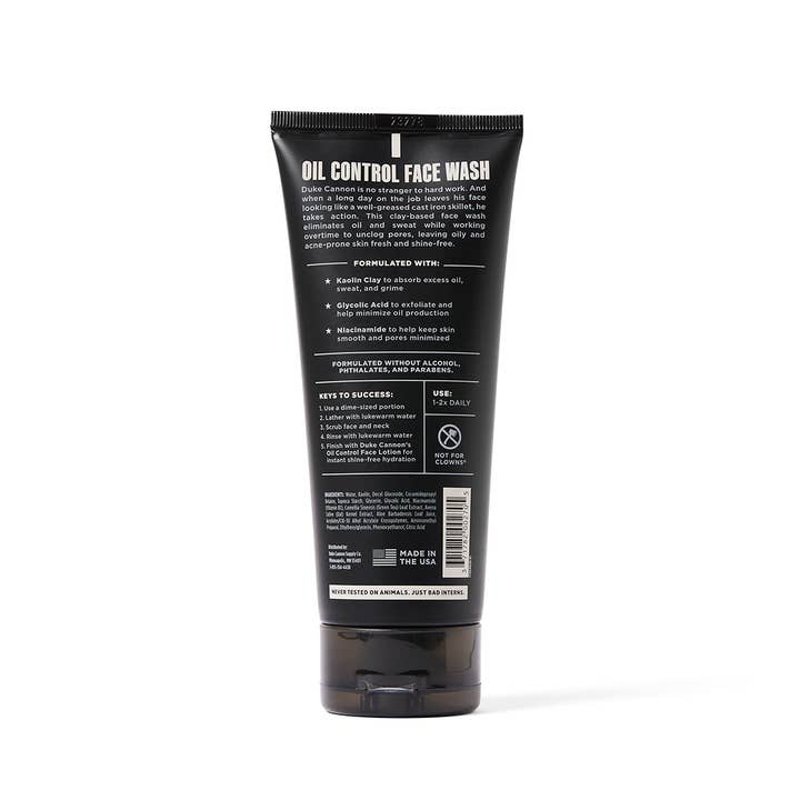 Duke Cannon - Wholesale Facial Cleanser - Oil Control Face Wash1