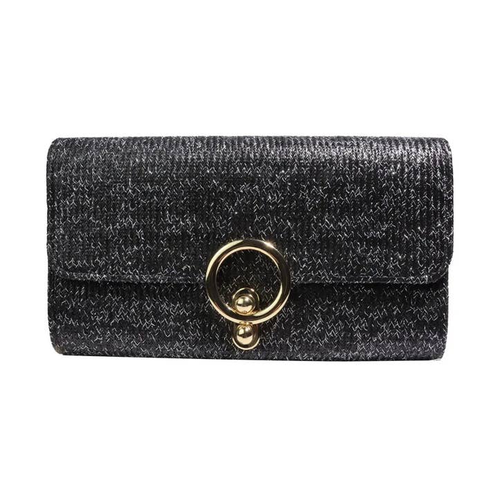 Black ✨ PARTY BAG WITH RING CLOSURE for wholesale on Faire0