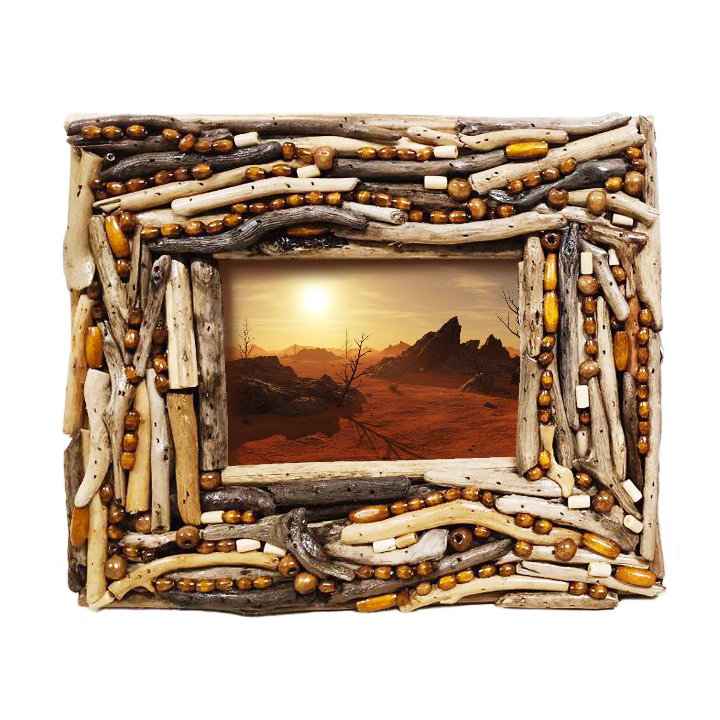 Om Gallery - Wholesale Picture frame - Driftwood Frame - 5 X 7 Smile0