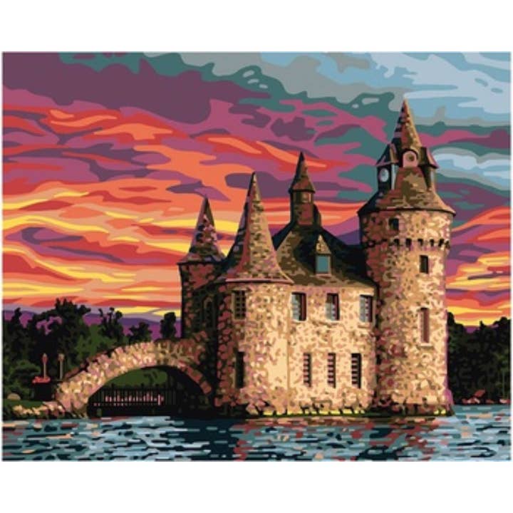 Kit de Pintura com Diamantes Castelo no Lago DE7152 por atacado de RTO&Collection D'Art (RTO Baltic OU)