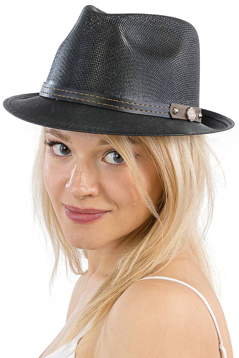 Cap Zone - Wholesale Fedora - Women's - Elite Crafted Natural Straw Rodeo Sombrero Fedora10