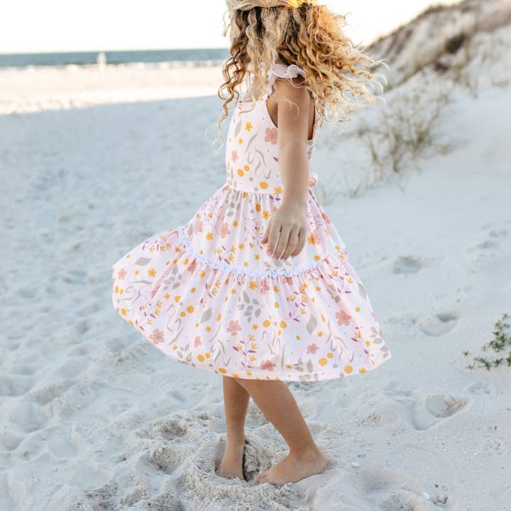 Wren & James - Wholesale Dress - Kids - Floral Double Tiered Dress