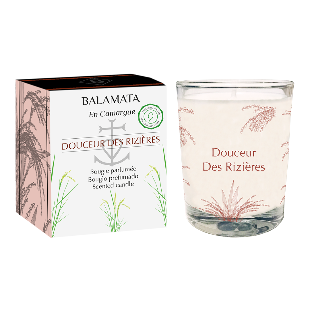 REMOVED BRAND - Vendita all'ingrosso Candela in vasetto - Doucer Des Rizières - Candela Profumata 80 g - In Camargue0