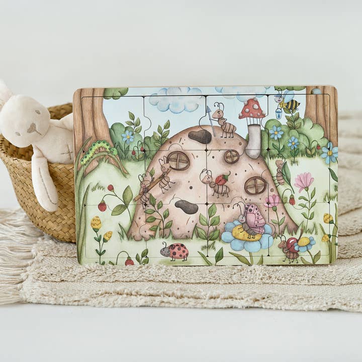 Where Ants Live Wooden Puzzle Wooden Educational Toy for wholesale by ODEAS