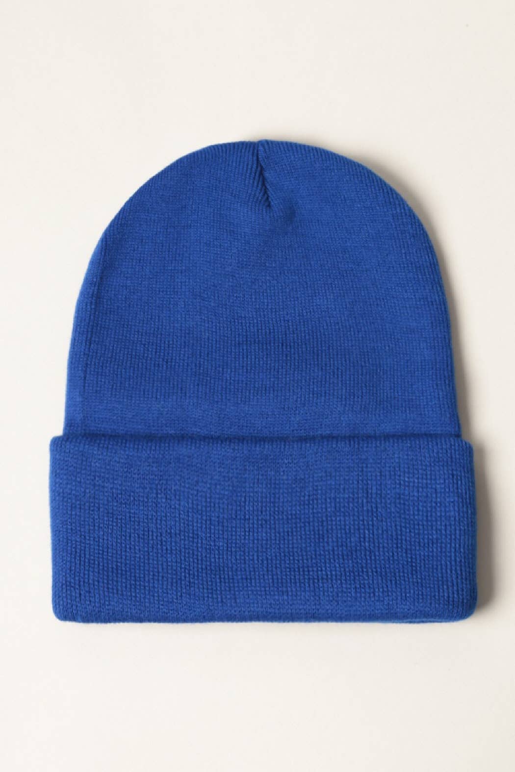 Fashion City - Wholesale Beanie - Dames - Winter effen kleur manchet gebreide muts2